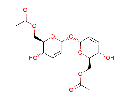 6-O-acetyl-2,3-dideoxy-α-D-erythro-hex-2-enopyranosyl 6-O-acetyl-2,3-dideoxy-α-D-erythro-hex-2-enopyranoside