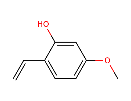 Molecular Structure of 522592-59-2 (Phenol, 2-ethenyl-5-methoxy- (9CI))