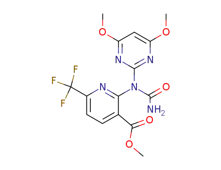 methyl 2-[(aminocarbonyl)(4,6-dimethoxy-2-pyrimidinyl)amino]-6-trifluoromethyl-3-pyridinecarboxylate