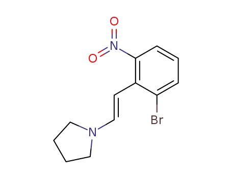 1-[(E)-2-(2-Bromo-6-nitro-phenyl)-vinyl]-pyrrolidine