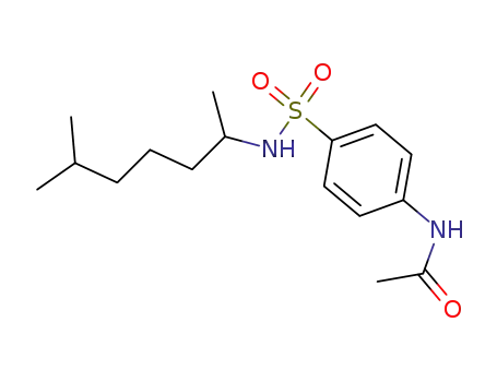 N-[4-(1,5-dimethyl-hexylsulfamoyl)-phenyl]-acetamide