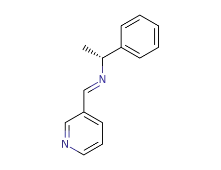 ((R)-1-Phenyl-ethyl)-[1-pyridin-3-yl-meth-(E)-ylidene]-amine