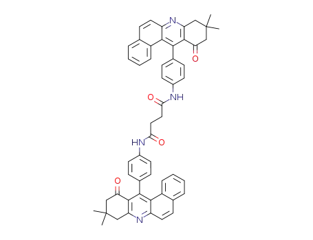 N,N'-bis-[4-(9,9-dimethyl-11-oxo-8,9,10,11-tetrahydro-benzo[a]acridin-12-yl)-phenyl]-succinamide