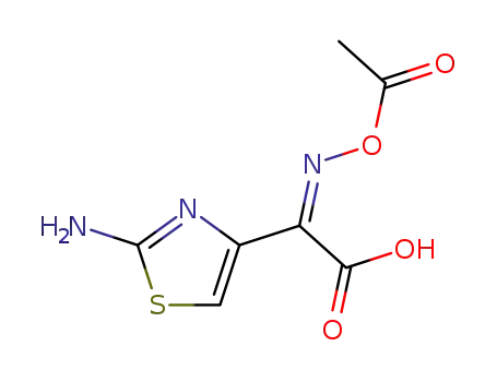 (Z)-2-(2-amino-4-thiazolyl)-2-(acetoxyimino)acetic acid