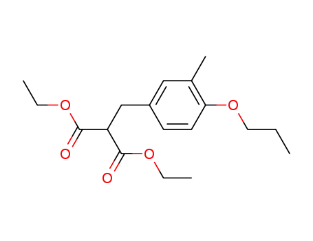 (3-methyl-4-propoxybenzyl)malonic acid diethyl ester