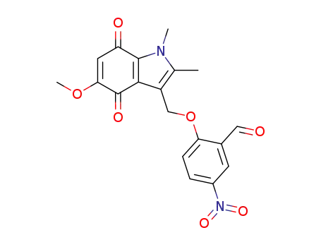 3-(2-formyl-4-nitrophenoxymethyl)-5-methoxy-1,2-dimethylindole-4,7-dione