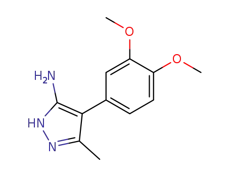 3-methyl-4-(3,4-dimethoxyphenyl)-1H-5-aminopyrazole