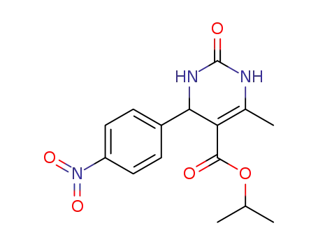 5-isopropoxycarbonyl-6-methyl-4-(4'-nitrophenyl)-3,4-dihydropyrimidin-2(1H)-one