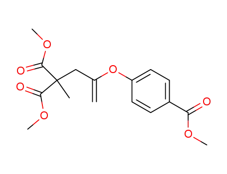 2-[2-(4-methoxycarbonyl-phenoxy)-allyl]-2-methyl-malonic acid dimethyl ester