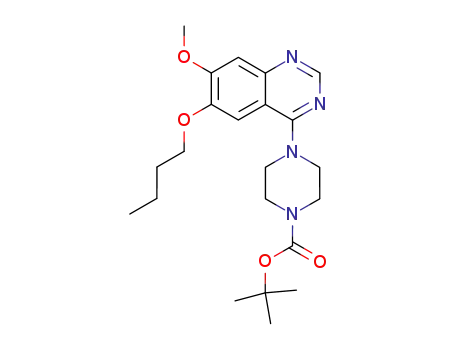 4-(6-butoxy-7-methoxy-4-quinazolinyl)-1-piperazinecarboxylic acid tert-butyl ester