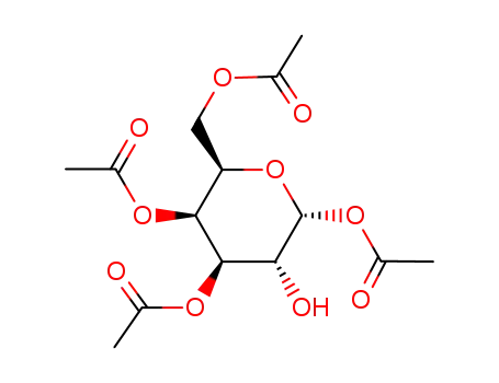 Molecular Structure of 19186-40-4 (1,3,4,6-TETRA-O-ACETYL-ALPHA-D-GALACTOPYRANOSE)
