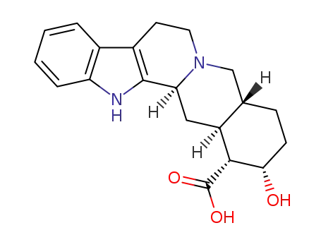 Molecular Structure of 522-87-2 (YOHIMBINIC ACID MONOHYDRATE)