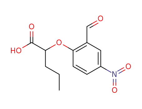 2-(2-formyl-4-nitrophenoxy)pentanoic acid