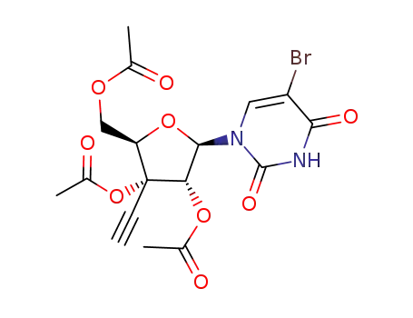 1-[2,3,5-tri-O-acetyl-3-C-ethynyl-β-D-ribo-pentofuranosyl]-5-bromouracil