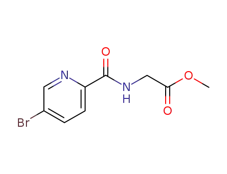 methyl (5-bromopyridine-2-carbonyl)glycinate