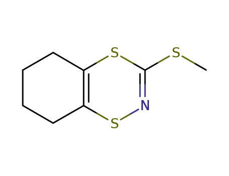 Molecular Structure of 4818-24-0 (1,4,2-Benzodithiazine, 5,6,7,8-tetrahydro-3-(methylthio)-)