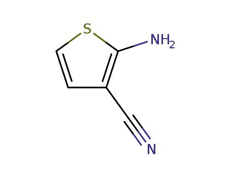 Molecular Structure of 4651-82-5 (2-AMINO-3-CYANOTHIOPHENE)