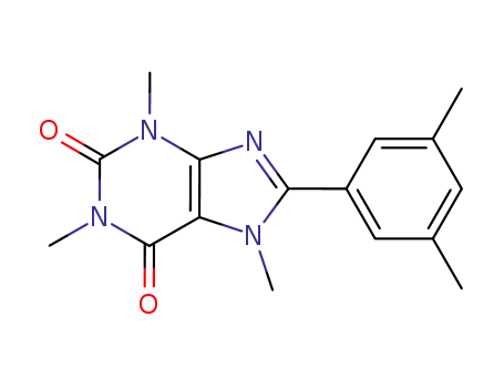 8-(3,5-dimethylphenyl)-1,3,7-trimethyl-1H-purine-3,7-dihydro-2,6-dione
