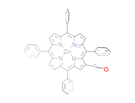 3-[(E)-4-(3-oxoprop-1-en-1-yl)]-5,10,15,20 tetraphenylporphyrinatozinc(II)