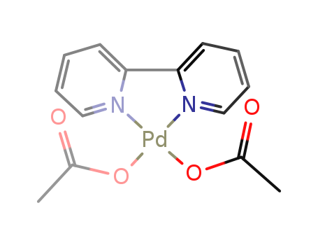 Palladium, bis(acetato-kO)(2,2'-bipyridine-kN1,kN1')-, (SP-4-2)-