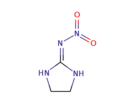 Molecular Structure of 5465-96-3 (2-Nitroaminoimidazoline)