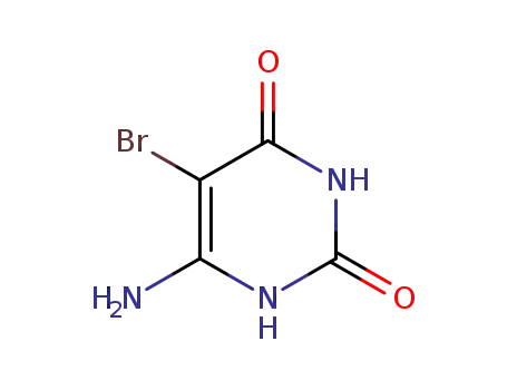 Molecular Structure of 6312-73-8 (5-BROMO-6-AMINOURACIL)