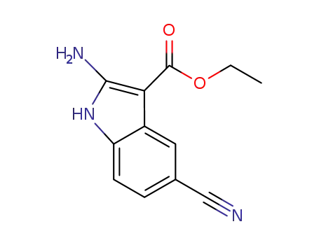 ethyl 2-amino-6-cyanoindole-3-carboxylate