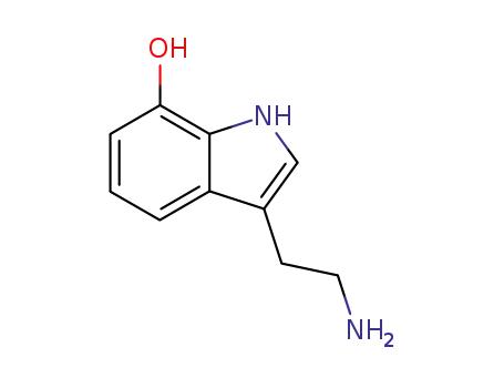 Molecular Structure of 15700-23-9 (1H-Indol-7-ol,3-(2-aminoethyl)-(9CI))