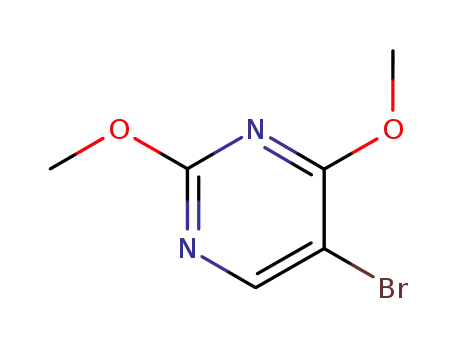 Molecular Structure of 56686-16-9 (5-BROMO-2,4-DIMETHOXYPYRIMIDINE)