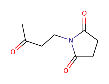 Molecular Structure of 77356-07-1 (2,5-Pyrrolidinedione, 1-(3-oxobutyl)-)