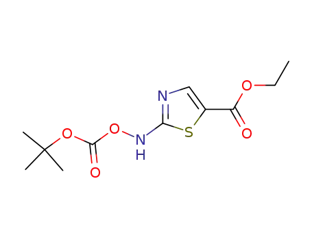 Ethyl-2-tert-butoxycarbonyloxyamino-thiazole-5-carboxylate