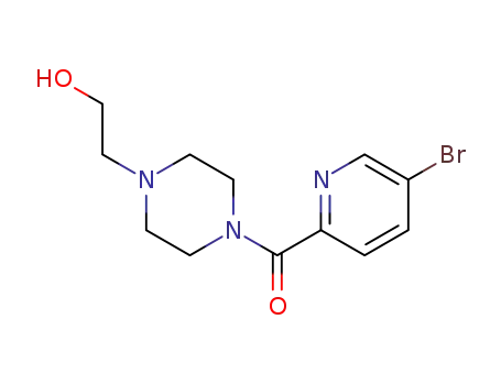 (5-bromopyridin-2-yl)(4-hydroxyethylpiperazin-1-yl)methanone
