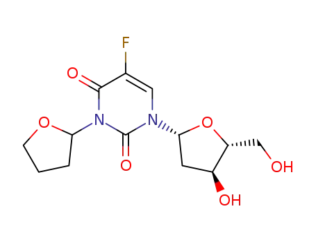 2'-deoxy-5-fluoro-3-(2-tetrahydrofuranyl)uridine