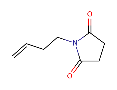 Molecular Structure of 58805-10-0 (1-(3-buten-1-yl)-2,5-Pyrrolidinedione)