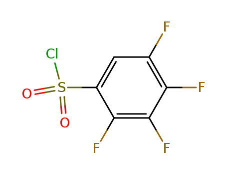 Benzenesulfonyl chloride, 2,3,4,5-tetrafluoro-