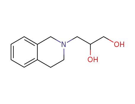Molecular Structure of 63431-46-9 (1,2-Propanediol, 3-(3,4-dihydro-2(1H)-isoquinolinyl)-)