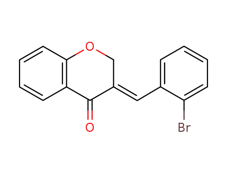 3-[(2-bromophenyl)methylene]-2,3-dihydro-4H-1-benzopyran-4-one