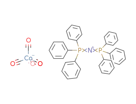 Molecular Structure of 53433-12-8 (triphenyl(P,P,P-triphenylphosphine imidato-N)phosphorus(1+) tetracarbonylcobaltate(1-))