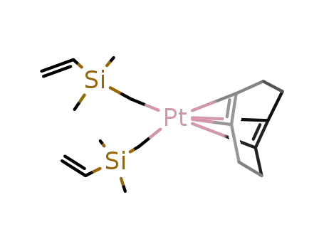 bis(ethenyldimethylsilylmethyl)(cod)Pt(II)