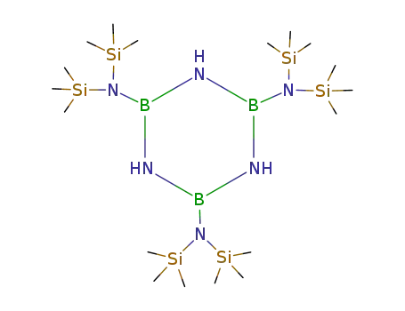 B,B',B''-tris{bis(trimethylsilyl)amino}borazine