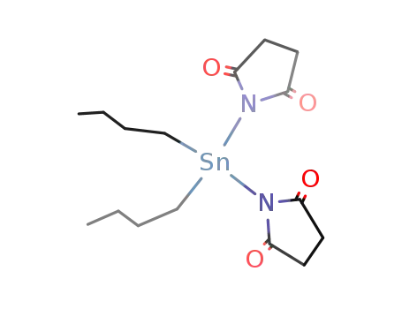 Molecular Structure of 84839-03-2 (2,5-Pyrrolidinedione, 1,1'-(dibutylstannylene)bis-)
