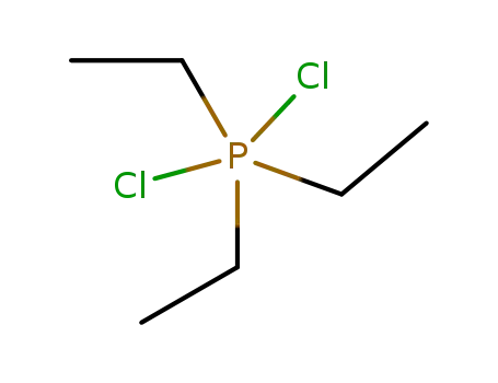 Molecular Structure of 16616-89-0 (Phosphorane, dichlorotriethyl-)