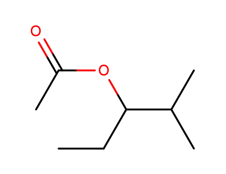Molecular Structure of 35897-16-6 (3-Pentanol, 2-methyl-, acetate)