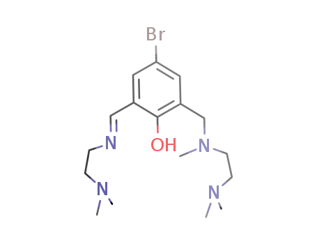 2-[N-[2-(dimethylamino)ethyl]iminomethyl-6-N-methyl-N-[2-(dimethylamino)ethyl]aminomethyl]-4-bromophenol