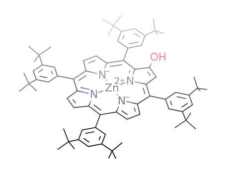 [2-hydroxy-5,10,15,20-tetrakis(3',5'-di-tert-butylphenyl)porphinato]zinc(II)