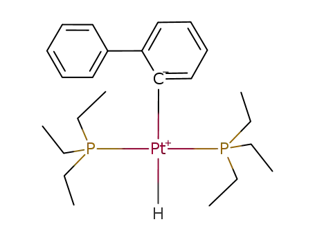 trans-(PEt3)2Pt(α-biphenyl)H
