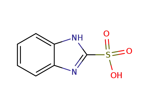 Molecular Structure of 40828-54-4 (1H-BENZIMIDAZOLE-2-SULFONIC ACID)