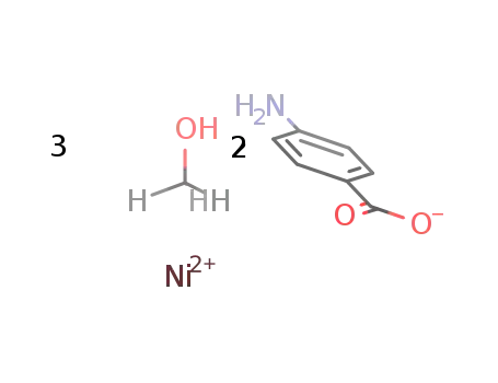 [(4-amino-benzoate)2 nickel(II) (methanol)2]*methanol