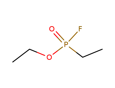 Molecular Structure of 650-20-4 (Phosphonofluoridic acid, ethyl-, ethyl ester)