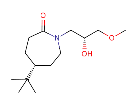 5-tert-butyl-1-(2-hydroxy-3-methoxypropyl)azepan-2-one